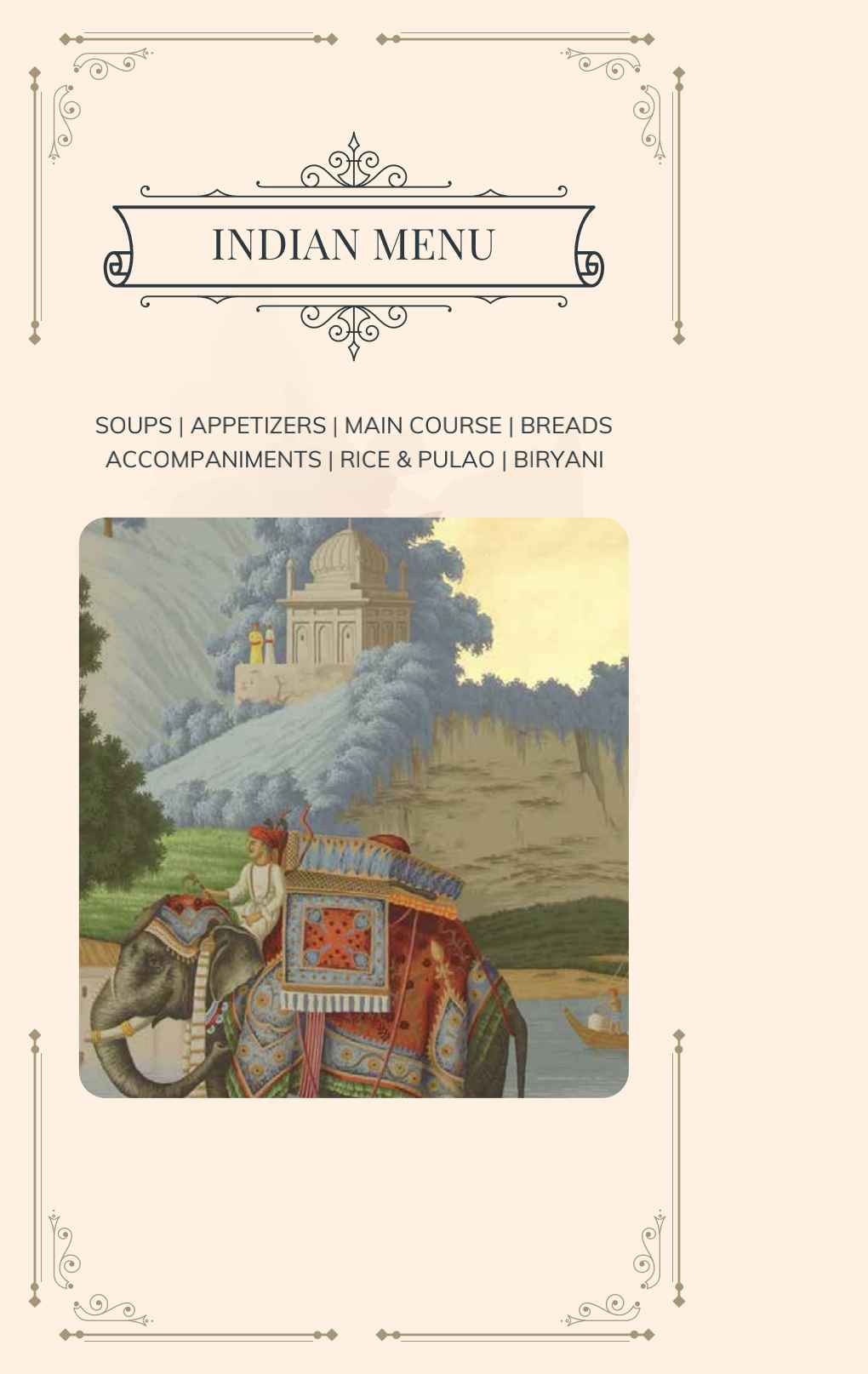 Food Menu Page 2