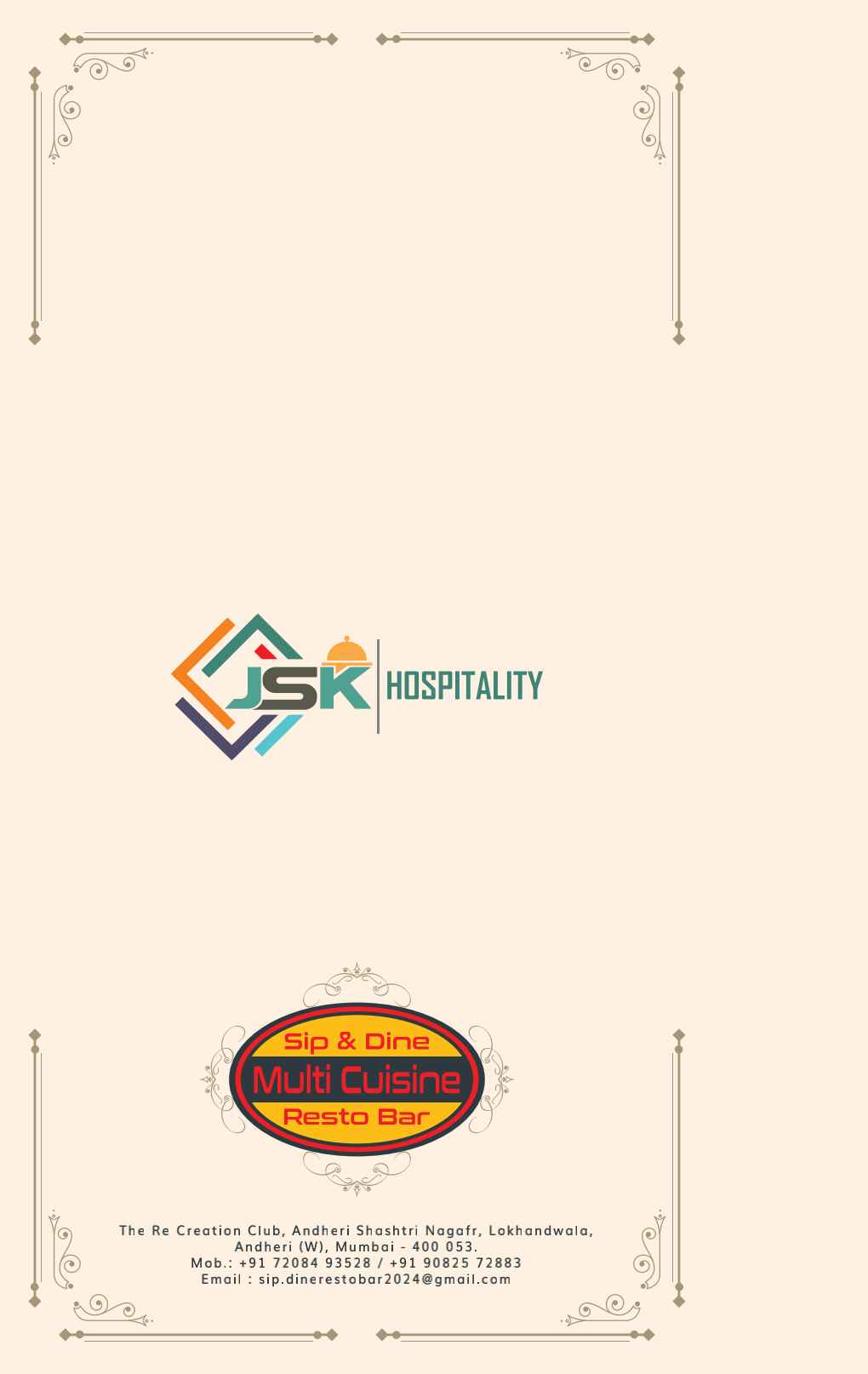 Food Menu Page 18